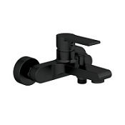 Смеситель Cersanit Brasko Black 63108 для ванны с душем, черный
