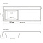 Раковина BelBagno BB1200/480-LV-MR-L 120 белая - фото 2
