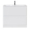 Тумба с раковиной BelBagno Albano ALBANO-900-2C-PIA-BL 90 напольная, bianco lucido