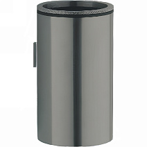 Стакан Boheme Uno 10974-GM для зубных щеток, оружейная сталь