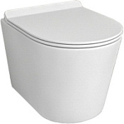 Унитаз подвесной beWash Aldo BKWHR401480 с системой микролифт, белый матовый