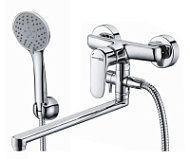 Смеситель WasserKRAFT Vils 5602L для ванны с длинным изливом, хром