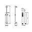 Душевой гарнитур Palazzani Qube stick 9920B310G хром - фото 4