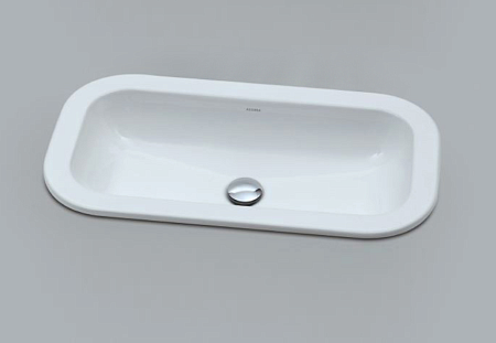 Раковина Azzurra Glaze GLLI06938000BI (GLZ 69x38/IN bi) 69x38 белый