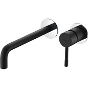 Смеситель Boheme Uno 465-BCR для раковины, черный/хром