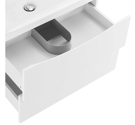 Тумба с раковиной BelBagno Marino MARINO-750-2C-SO-BO-P 75 bianco opaco
