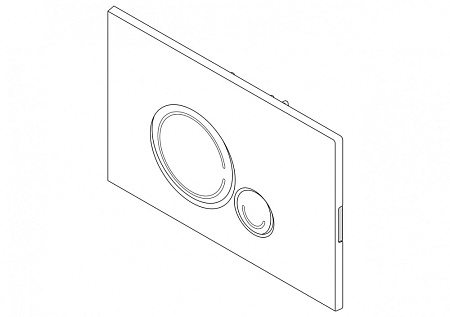 Кнопка смыва BelBagno Sfera BB015-SR-CHROME хром