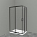 Душевой уголок BelBagno Uno UNO-195-AH-2-120/90-C-NERO прозрачное стекло