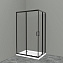 Душевой уголок BelBagno Uno UNO-195-AH-2-120/90-C-NERO прозрачное стекло