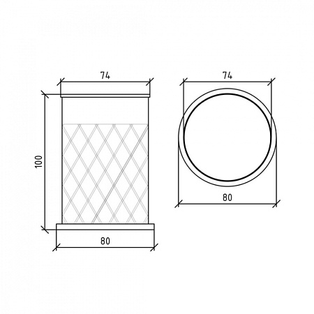 Стакан Boheme Murano Cristal 10217 для зубных щеток, хром