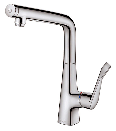 Смеситель Hansgrohe Metris Select 14883800 для кухонной мойки, нержавеющая сталь