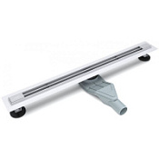 Душевой лоток Esbano Slim S-LINE-60MC с решёткой, хром матовый