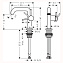 Смеситель Hansgrohe Tecturis S 73320000 для раковины, хром - фото 4