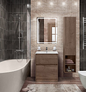 Мебель для ванной BelBagno Kraft KRAFT-600-2C-PIA-RT 60 Rovere Tabacco