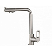 Смеситель Zorg Steel Hammer SH 572 SATIN для кухонной мойки, сатин