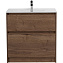 Тумба с раковиной BelBagno Kraft KRAFT-800-2C-PIA-RT 80 напольная rovere tabacco