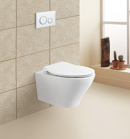 Чаша для унитаза подвесного BelBagno Acqua BB340CHR