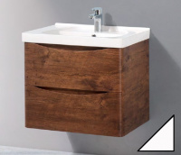 Тумба с раковиной BelBagno Fly 60 bianco lucido