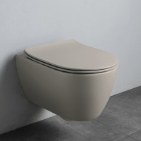 Унитаз подвесной Scarabeo Glam 5201/TW B52 бежевый/Bicolors Sand