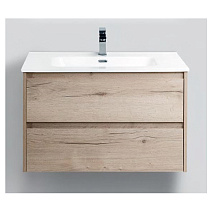 Тумба с раковиной BelBagno Kraft KRAFT-800-2C-SO-RGB 80 rovere galifax bianco