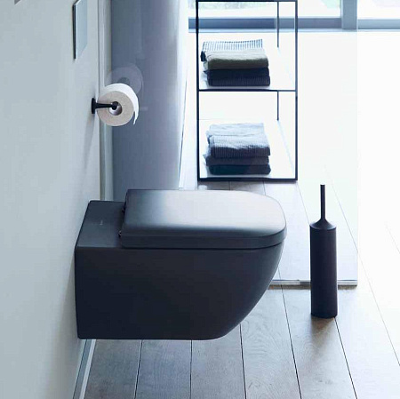 Унитаз подвесной Duravit Happy D.2 2222098900 антрацит матовый