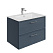 Тумба с раковиной Kerama Marazzi Piano Classic PIA.CL.75\BLU.M 75 ясень синий матовый