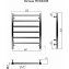 Полотенцесушитель электрический Terminus Ватикан П6 500х650 хром - фото 4