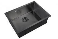 Мойка кухонная Zorg Inox Pvd PVD 5844 GRAFIT графит