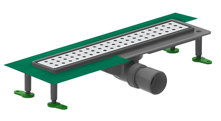 Душевой трап Ctesi Flow Round BK4024750 80 хром