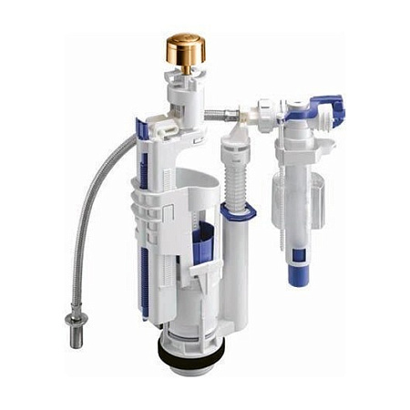 Механизм смыва для низкого бачка Kerasan 751391 золото