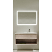 Мебель для ванной Sancos Marmi 1.0 MR1.0100REG 100 R дуб галифакс натуральный/белый