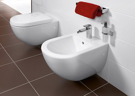 Биде подвесное Villeroy & Boch Subway 74000001 белый альпин