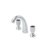 Смеситель Boheme Royal Cristal 277-Royal/CRST black для раковины, хром/черный