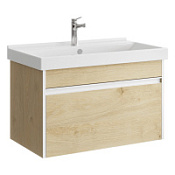 Тумба с раковиной Aqwella Urban URB0108DD 80 дуб давос