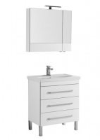Мебель для ванной Aquanet Сиена 00189225 70 белая, 3 ящика