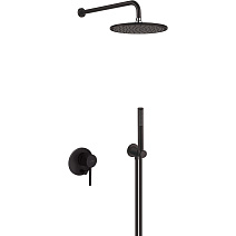 Душевой комплект Kludi Bozz 387363976 черный матовый