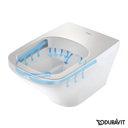 Унитаз подвесной Duravit DuraStyle 45510900A1 с сиденьем микролифт