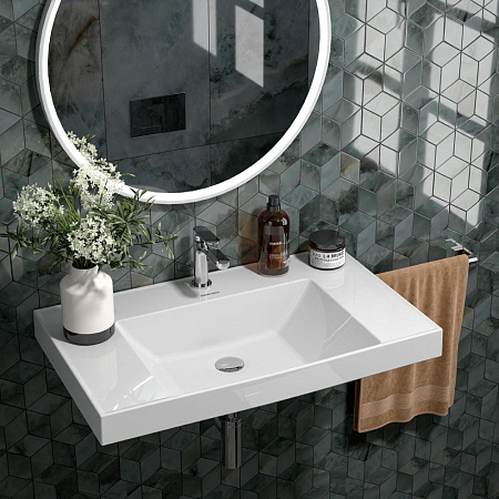 Раковина Kerama Marazzi Cubo CU.wb.80 белая