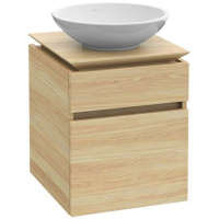 Тумба с раковиной Villeroy & Boch Legato B56600VJ 45 2 ящика, Nordic Oak