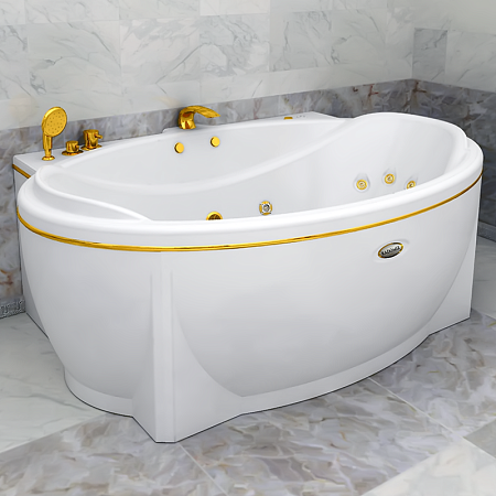 Акриловая ванна Radomir Лагуна Комфорт Luxe 1-01-5-0-3-026 185х124