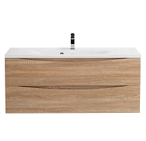 Тумба с раковиной BelBagno Marino MARINO-1200-2C-SO-WO-P 120 rovere bianco