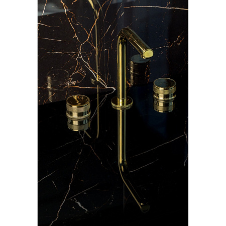 Смеситель Boheme Prestige 152-G-PR для раковины, золото