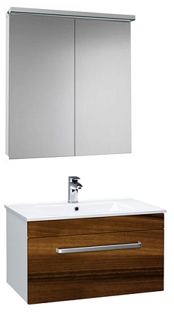 Тумба с раковиной Dreja Aston 75 орех