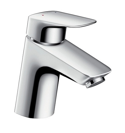 Смеситель Hansgrohe Logis 71071000 для раковины 70 мм, без донного клапана, хром