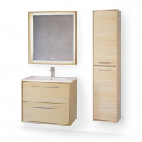 Мебель для ванной Raval Frame Fra.01.75/P/DS 75 подвесная, дуб сонома