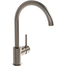 Смеситель VitrA Minimax S A4209134EXP для кухонной мойки, никель матовый
