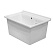 Раковина Kerasan Aquadom 029301*0 75х50 без отверстия под смеситель, белый
