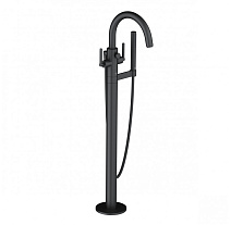 Смеситель Kludi Nova Fonte Puristic 205903915 напольный, черный матовый