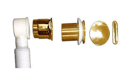 Слив-перелив для ванны BelBagno BB39-OVF-ORO золото