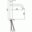 Смеситель Jaquar Fusion FUS-CHR-29009B для раковины, высокий - фото 2